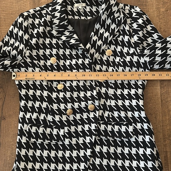 Tyler Böe houndstooth blazer Size Large Tyler Boe - Picture 11 of 12